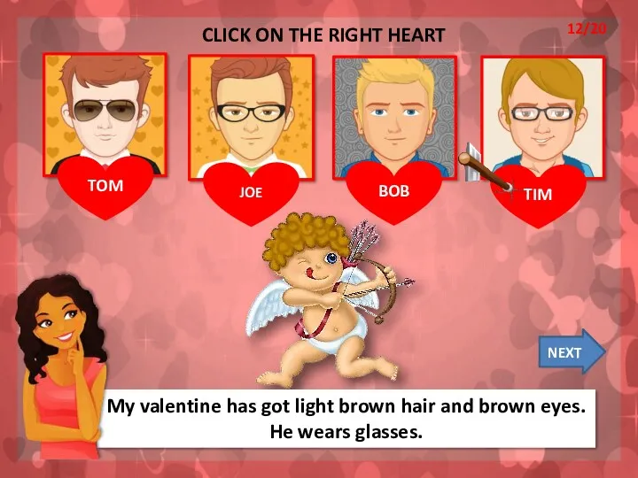 12/20 TOM TIM BOB JOE CLICK ON THE RIGHT HEART