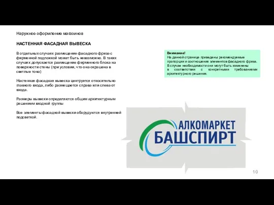 Наружное оформление магазинов НАСТЕННАЯ ФАСАДНАЯ ВЫВЕСКА В отдельных случаях размещение