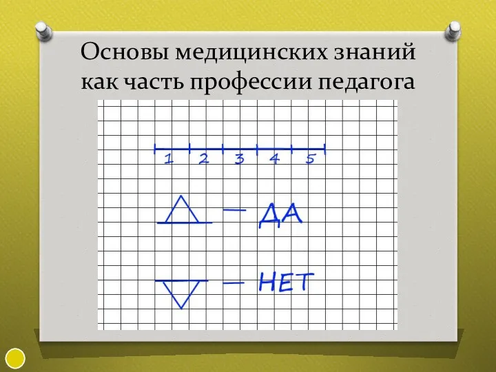 Основы медицинских знаний как часть профессии педагога