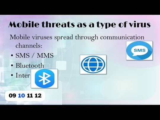 Mobile threats as a type of virus Mobile viruses spread