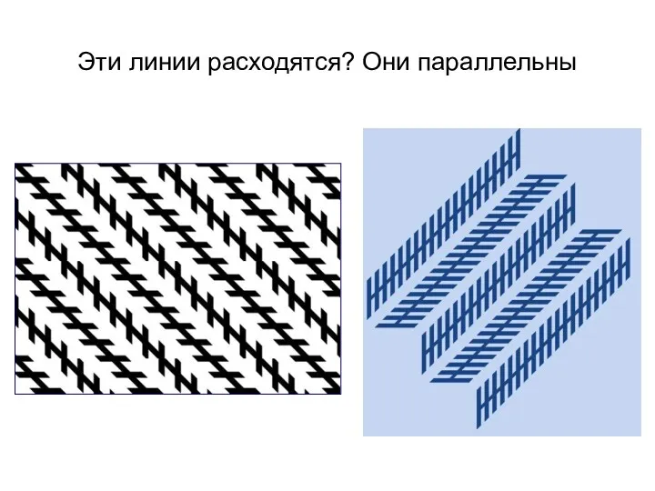 Эти линии расходятся? Они параллельны