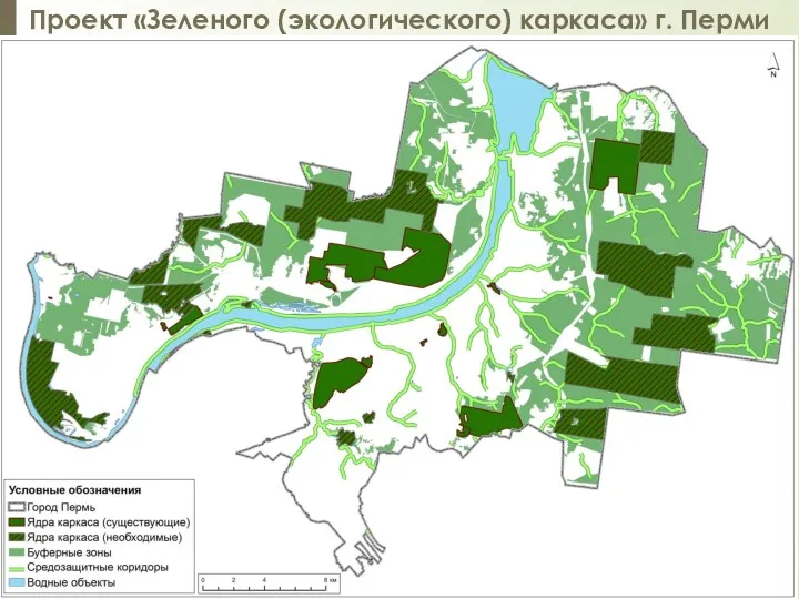 Проект «Зеленого (экологического) каркаса» г. Перми