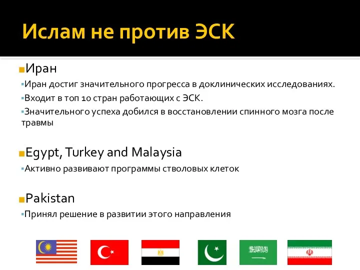 Ислам не против ЭСК Иран Иран достиг значительного прогресса в