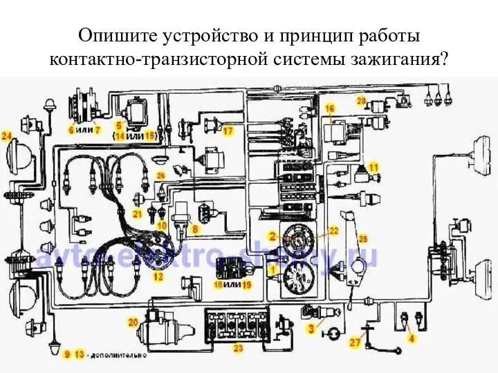 Опишите устройство и принцип работы контактно-транзисторной системы зажигания?