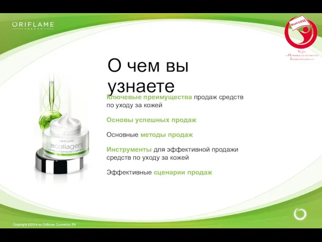 О чем вы узнаете Ключевые преимущества продаж средств по уходу