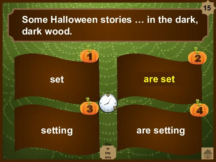 are setting are set Some Halloween stories … in the