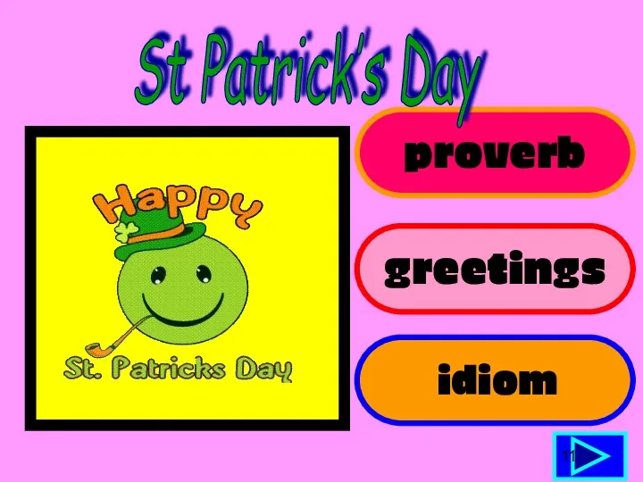 proverb greetings idiom 11 St Patrick’s Day