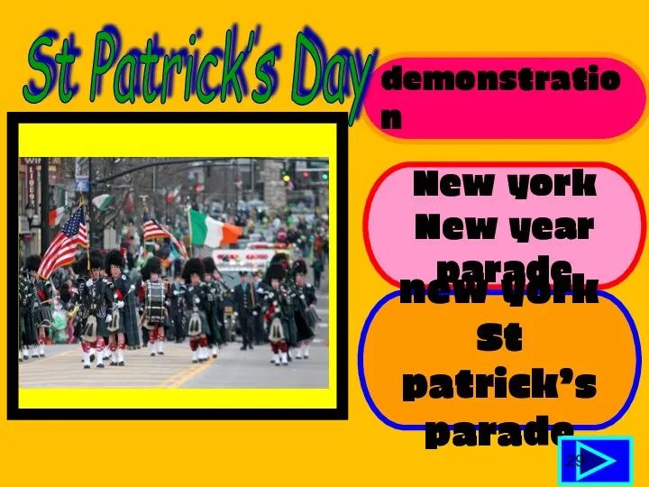 demonstration New york New year parade new york St patrick’s parade 29 St Patrick’s Day