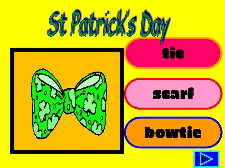 tie scarf bowtie 5 St Patrick’s Day