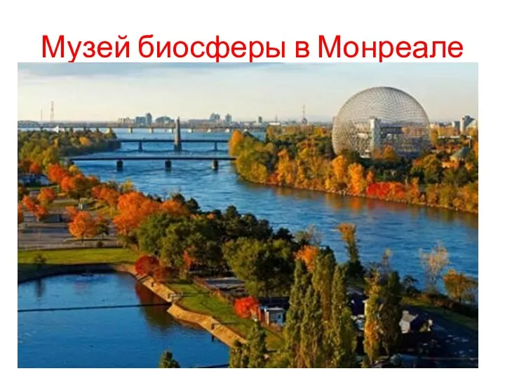 Музей биосферы в Монреале