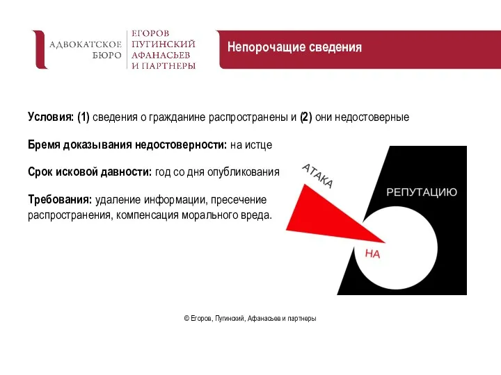 Условия: (1) сведения о гражданине распространены и (2) они недостоверные