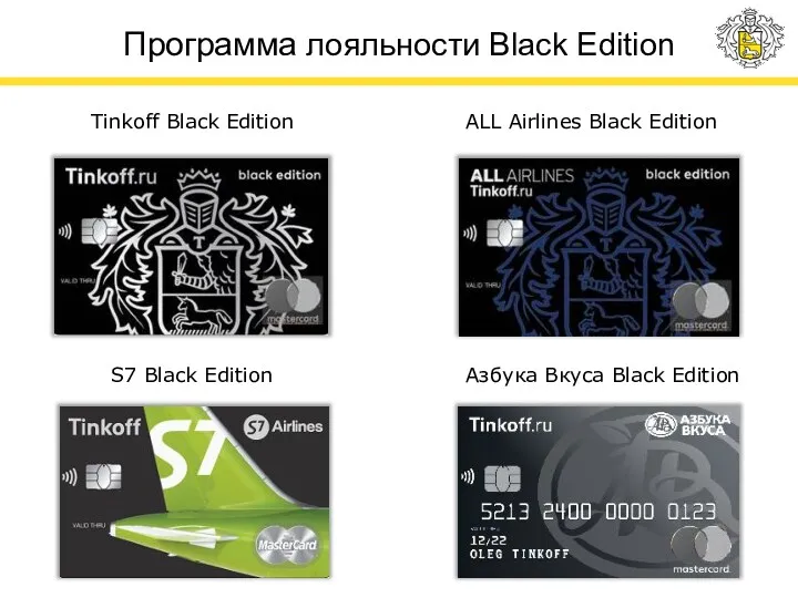 Программа лояльности Black Edition S7 Black Edition Азбука Вкуса Black