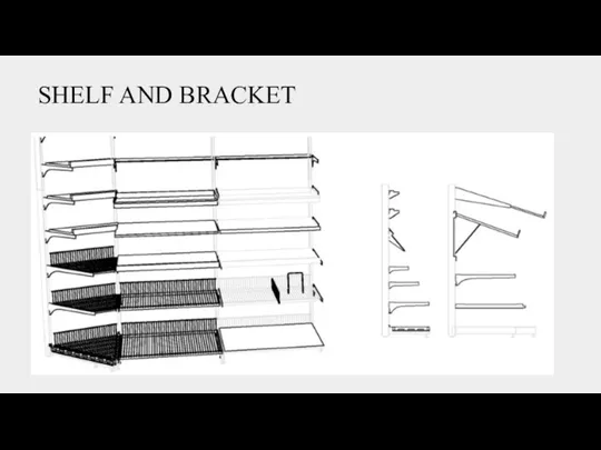 SHELF AND BRACKET