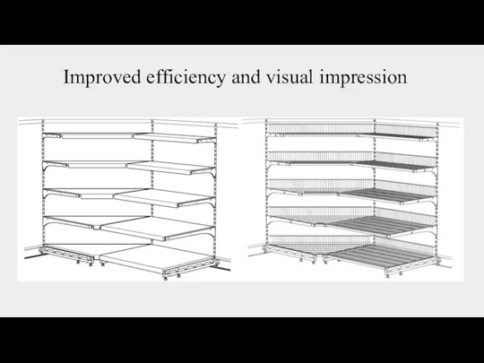 Improved efficiency and visual impression