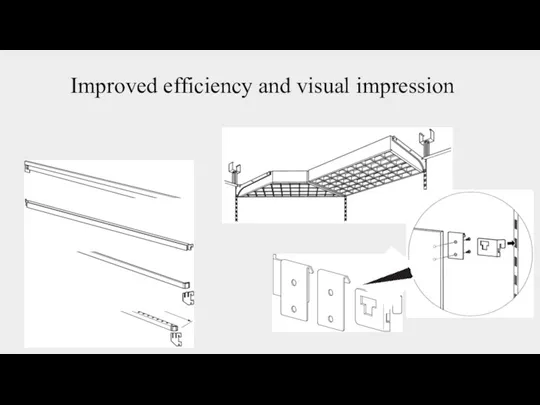 Improved efficiency and visual impression