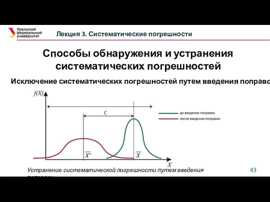 Способы обнаружения и устранения систематических погрешностей Лекция 3. Систематические погрешности