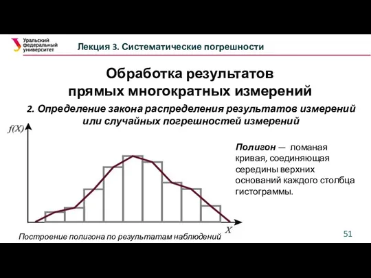 Обработка результатов прямых многократных измерений Лекция 3. Систематические погрешности 2.