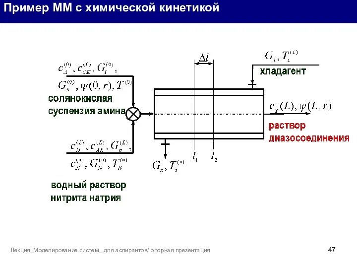 Пример ММ с химической кинетикой Лекция_Моделирование систем_ для аспирантов/ опорная презентация