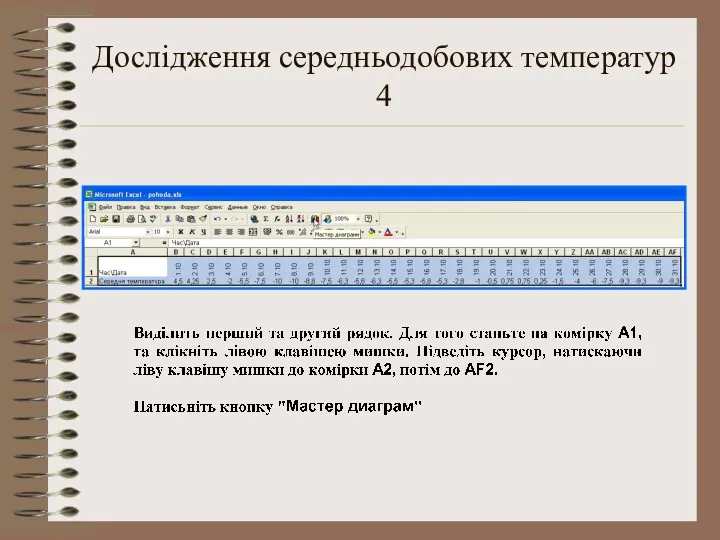 Дослідження середньодобових температур 4