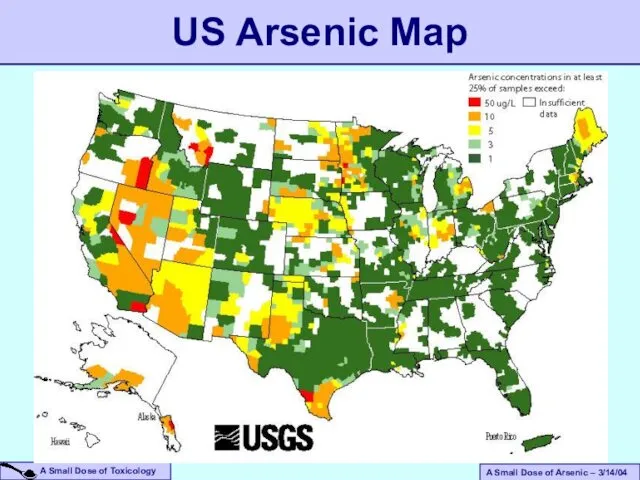 US Arsenic Map