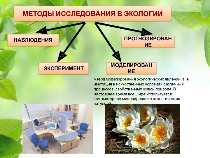 Интернет - ресурсы www.ecologysite.ru (Каталог экологических сайтов) www.ecoculture.ru (Сайт экологического