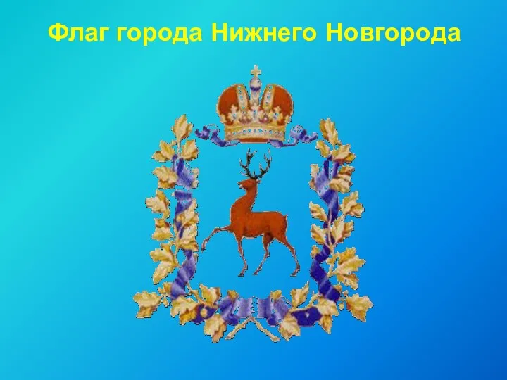 Флаг города Нижнего Новгорода