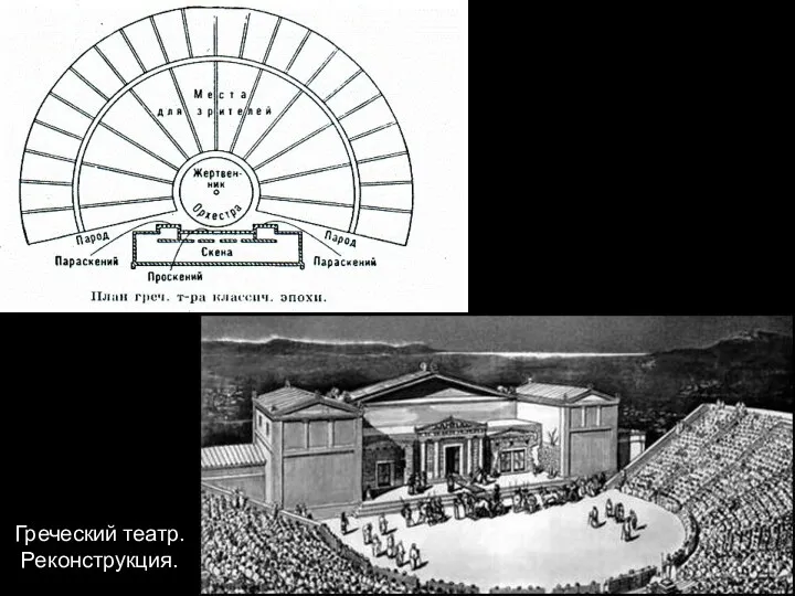 Греческий театр. Реконструкция.