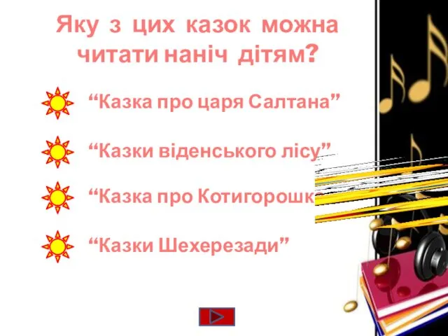 Яку з цих казок можна читати наніч дітям? “Казка про