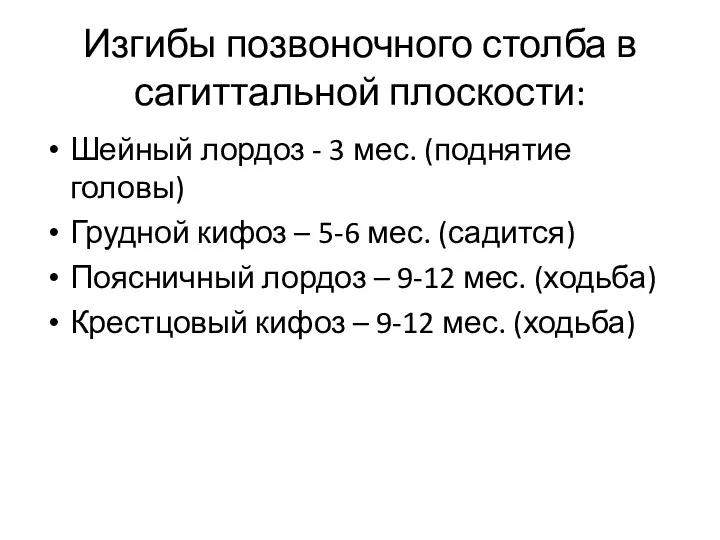 Изгибы позвоночного столба в сагиттальной плоскости: Шейный лордоз - 3