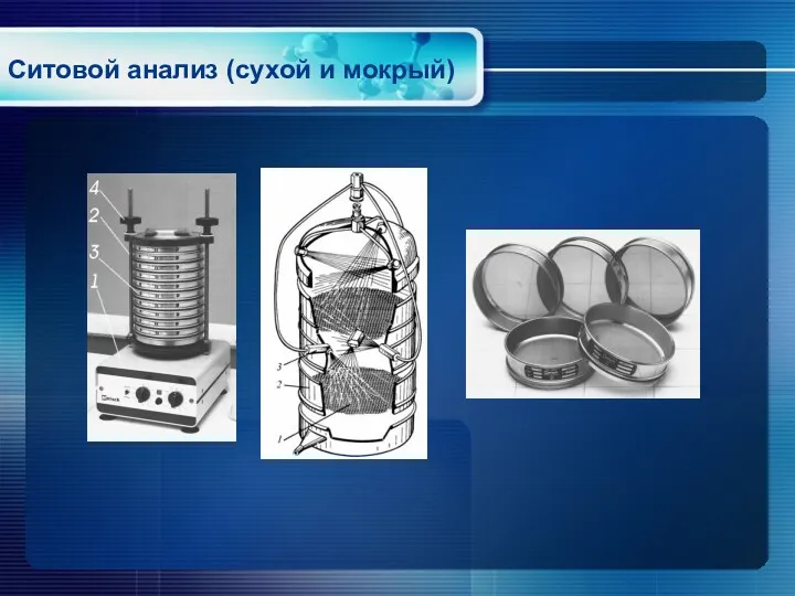 Ситовой анализ (сухой и мокрый)