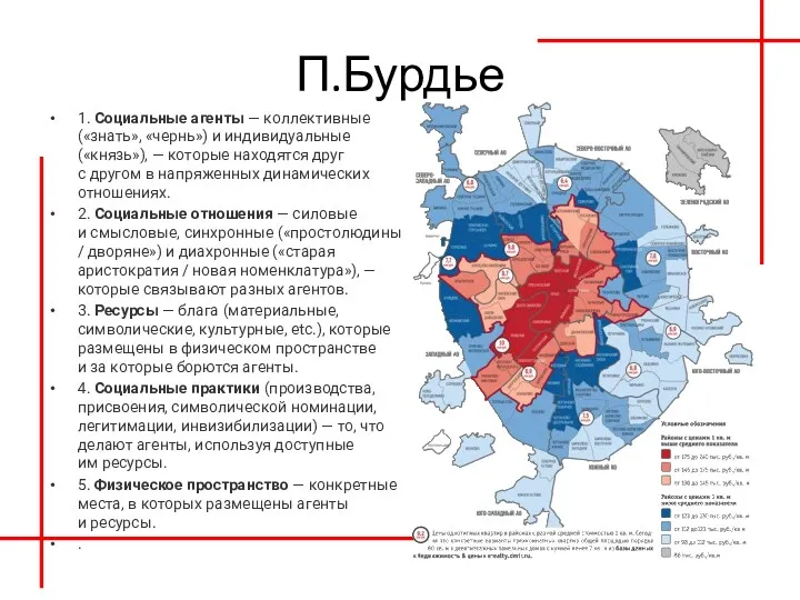 П.Бурдье 1. Социальные агенты — коллективные («знать», «чернь») и индивидуальные