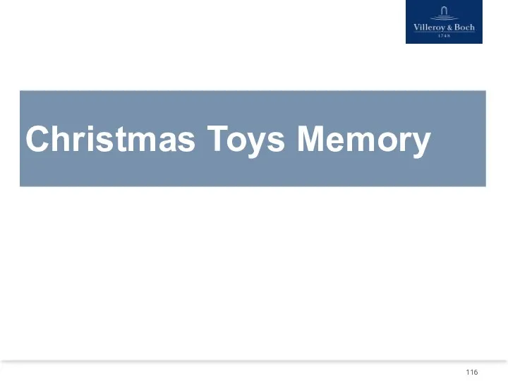 Christmas Toys Memory