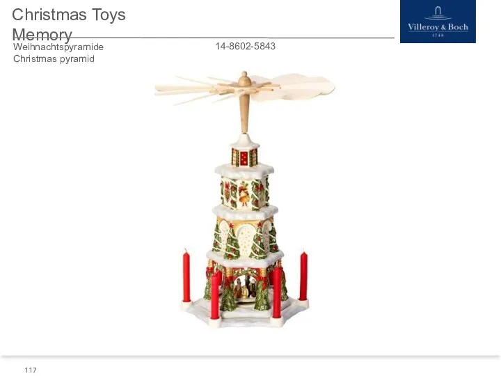 Christmas Toys Memory 14-8602-5843 Weihnachtspyramide Christmas pyramid