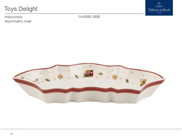 Toys Delight Halbschale Asymmetric bowl 14-8585-3892