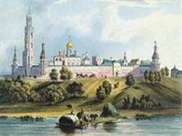 Основан Симонов монастырь был в 1370 южнее Москвы, вниз по течению Москвы-реки на