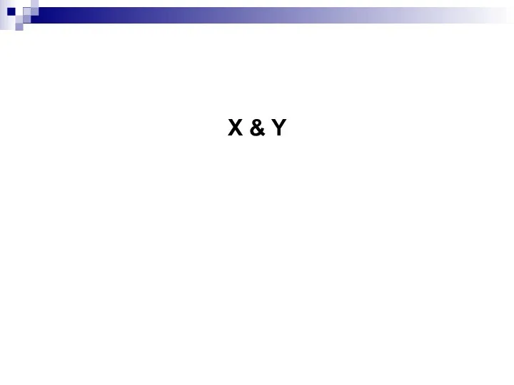 X & Y