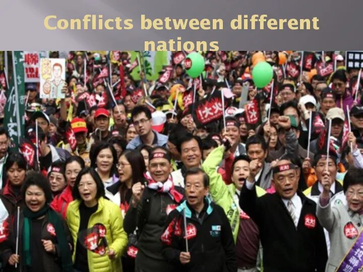 Conflicts between different nations