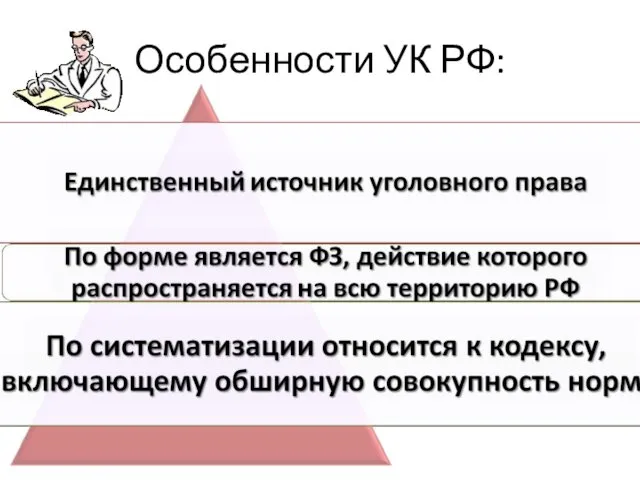 Особенности УК РФ: