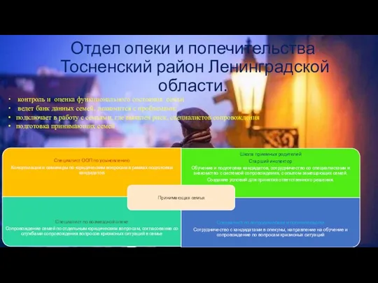 Отдел опеки и попечительства Тосненский район Ленинградской области. контроль и