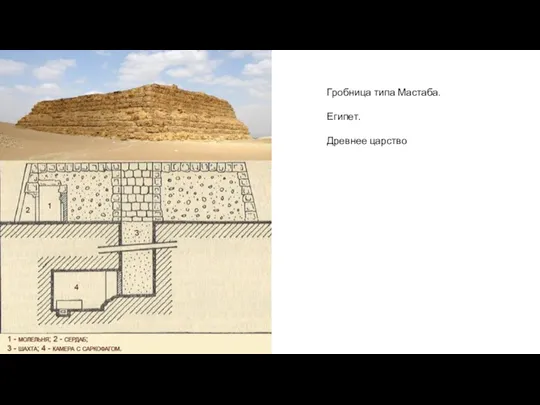 Гробница типа Мастаба. Египет. Древнее царство