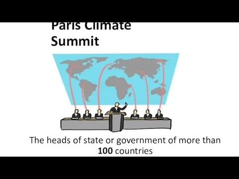 Paris Climate Summit The heads of state or government of more than 100 countries