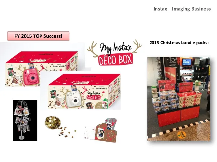 2015 Christmas bundle packs : Instax – Imaging Business FY 2015 TOP Success!