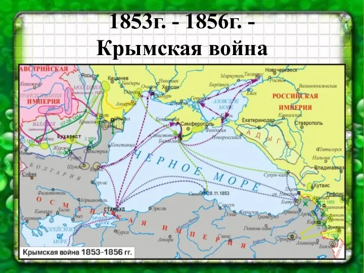 1853г. - 1856г. - Крымская война