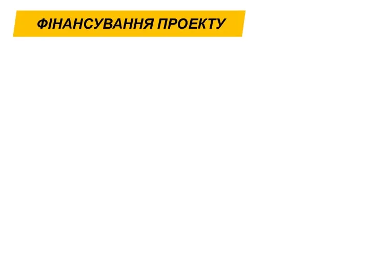 ФІНАНСУВАННЯ ПРОЕКТУ