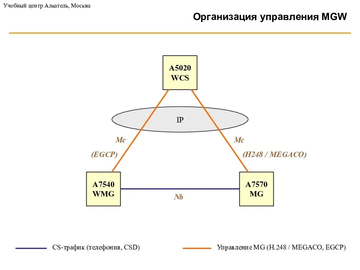 A7540 WMG A5020 WCS A7570 MG IP CS-трафик (телефония, CSD)