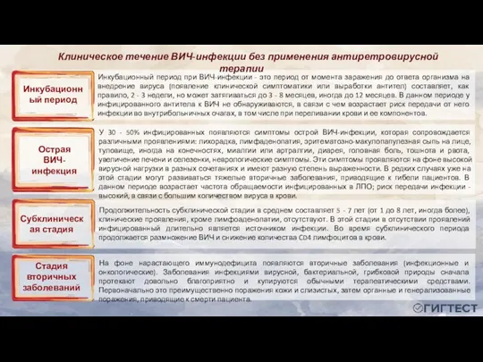 На фоне нарастающего иммунодефицита появляются вторичные заболевания (инфекционные и онкологические).