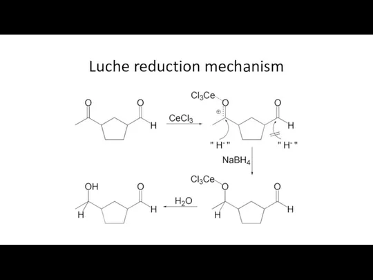Luche reduction mechanism