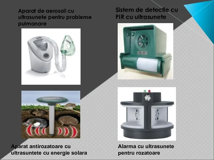 Aparat de aerosoli cu ultrasunete pentru probleme pulmonare Sistem de