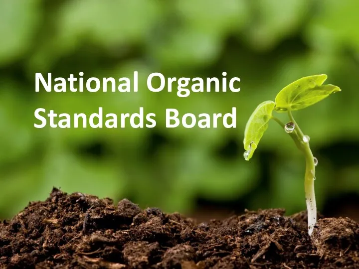 National Organic Standards Board