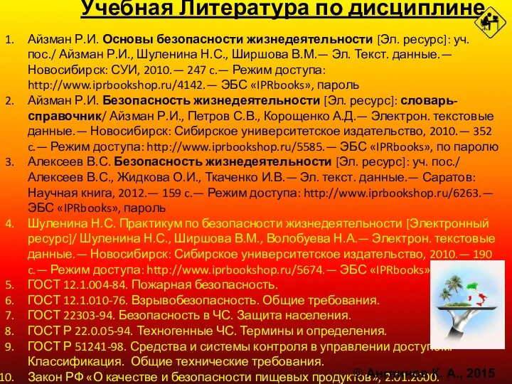 Учебная Литература по дисциплине Айзман Р.И. Основы безопасности жизнедеятельности [Эл.